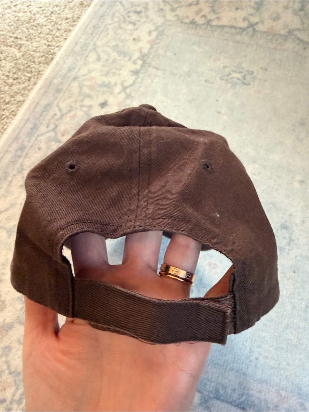 Brentwood Country Mart Brown Patch Baseball Cap - Picture 3 of 5